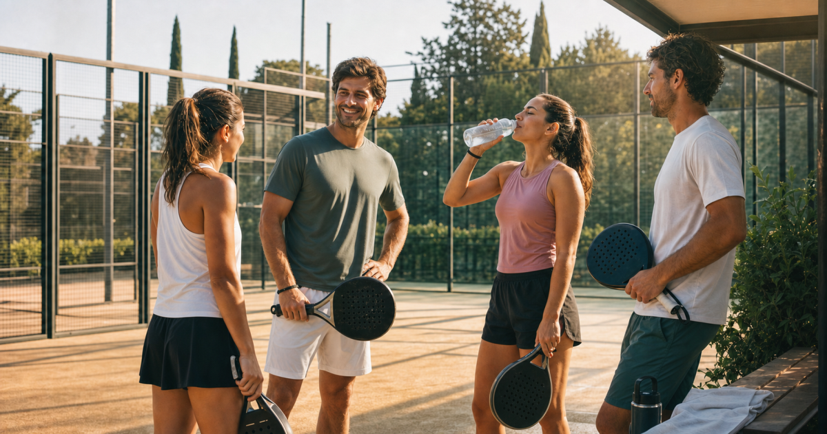 Padel et fortes chaleurs : 7 réflexes avant de réserver